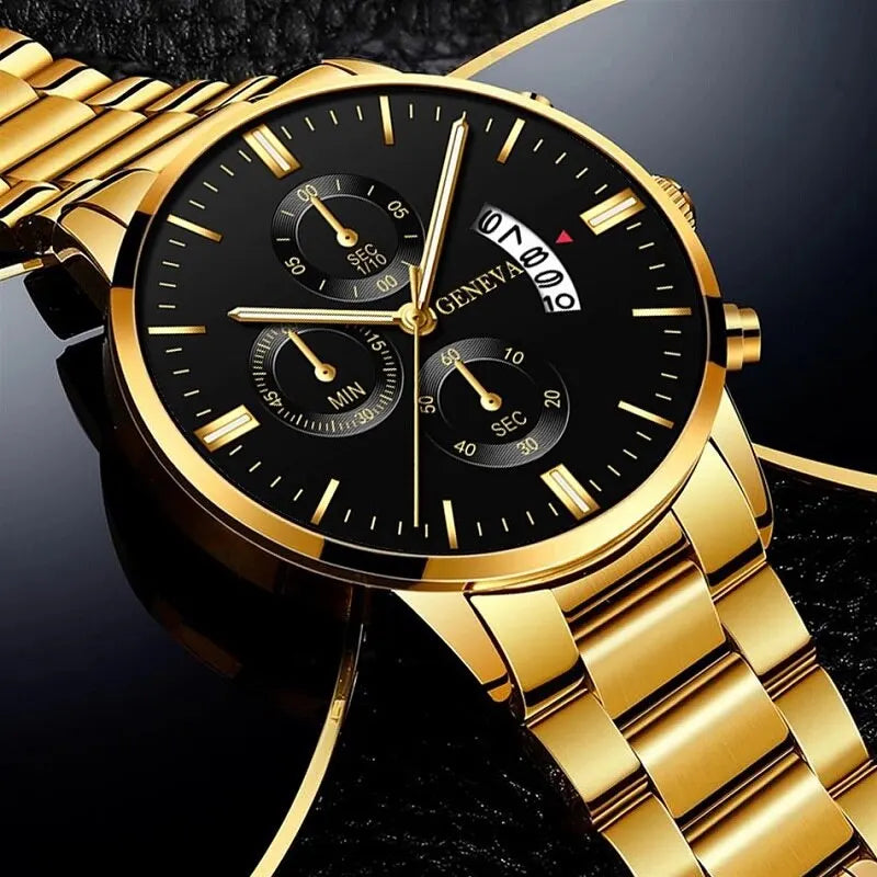 Montre pour homme en acier inoxydable