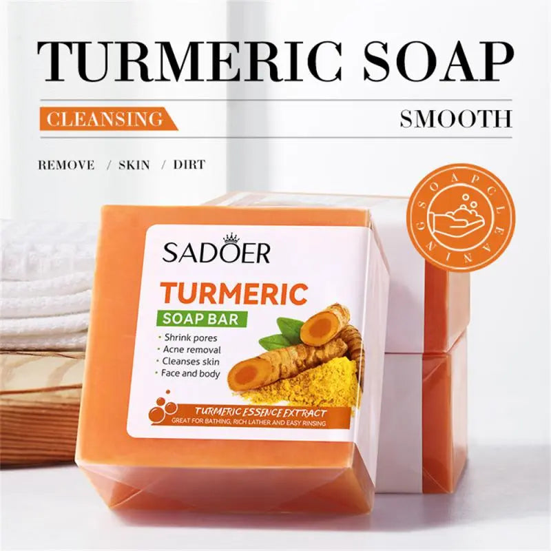 Savon artisanal au curcuma