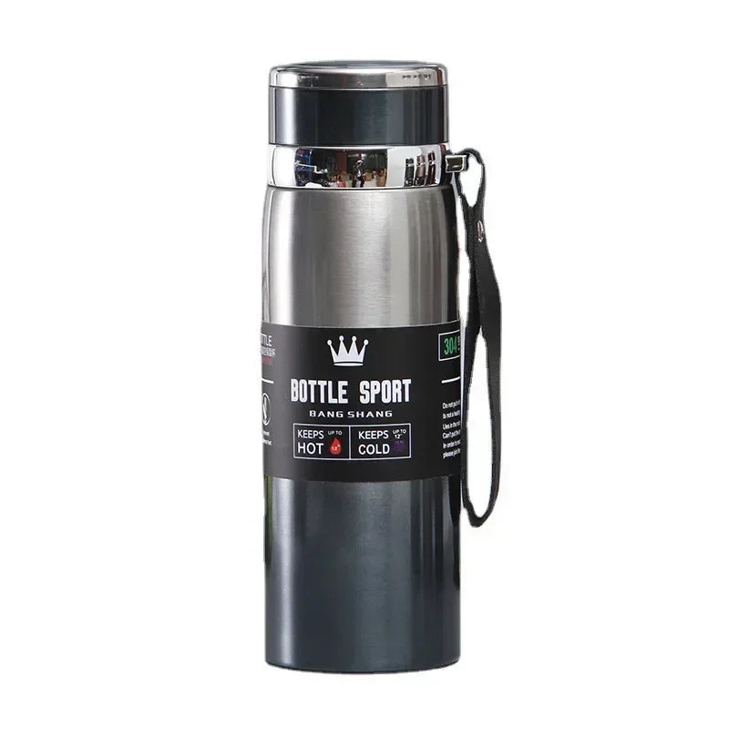 Bouteille d'eau thermique de 1L garde l'eau chaude ou froide