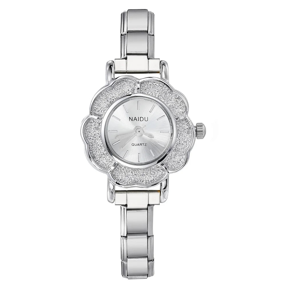 Montre en acier inoxydable de GEMOSA pour femmes