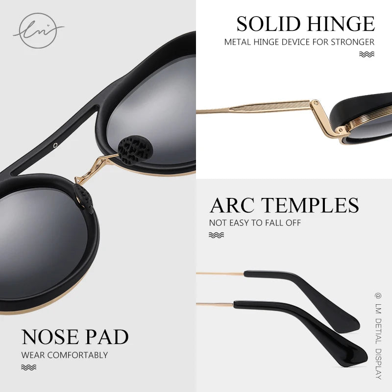 Lunettes de soleil LM UV400 avec des verres polarisés