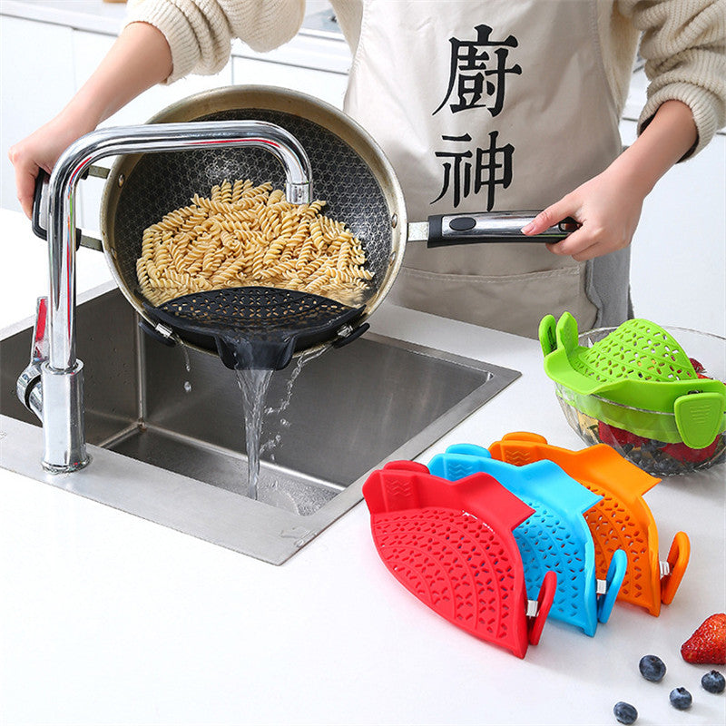 Cuisine Passoire en silicone de vidange latérale