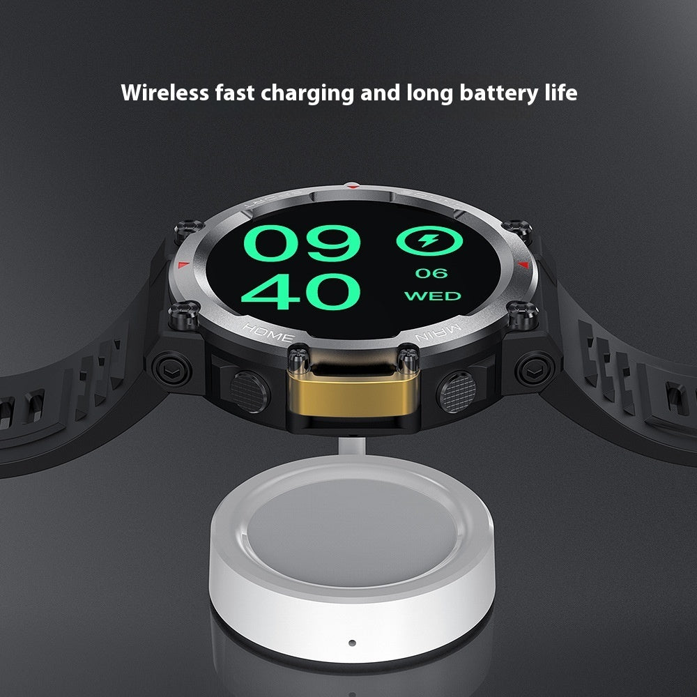 Entièrement Fit HD Écran rond IP68 Étanche 7 jours Batterie Autonomie sans fil Chargeur APP Watch