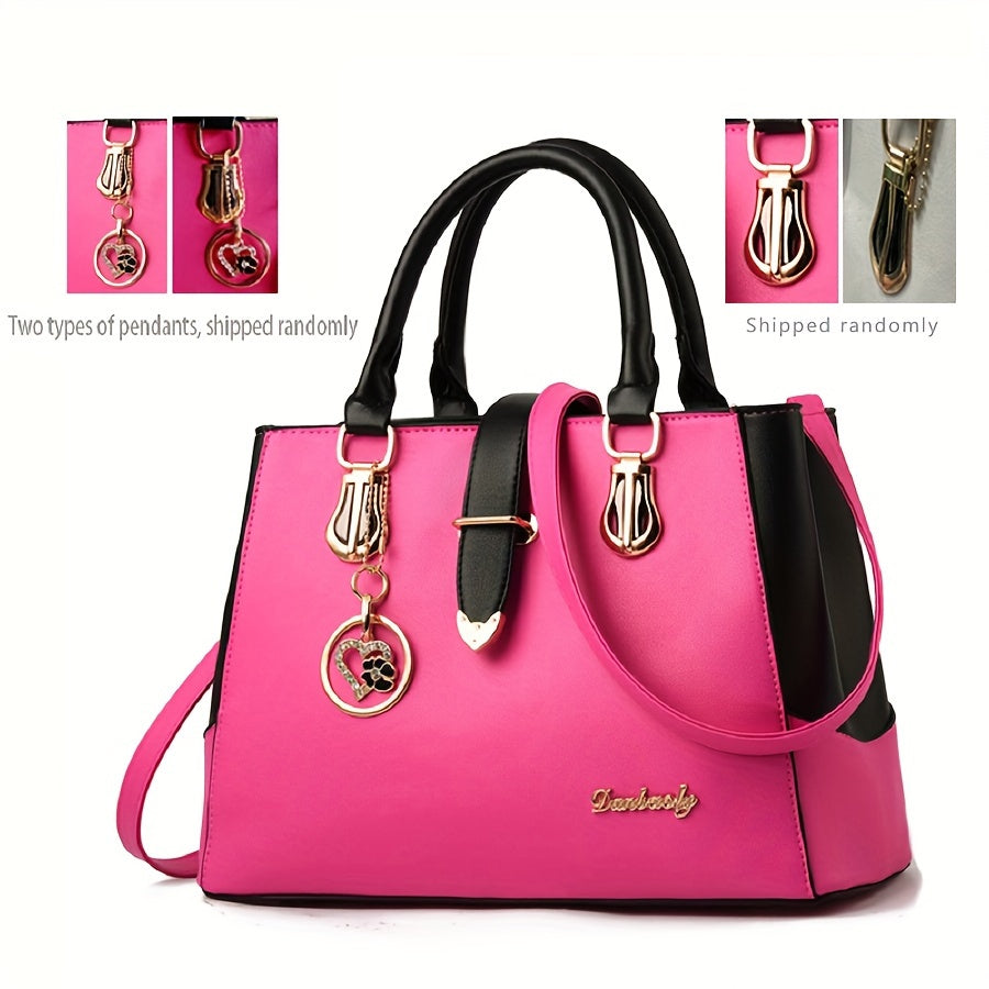 Sac pour femmes allie style et fonctionnalité avec ses doubles poignées et son design épuré.