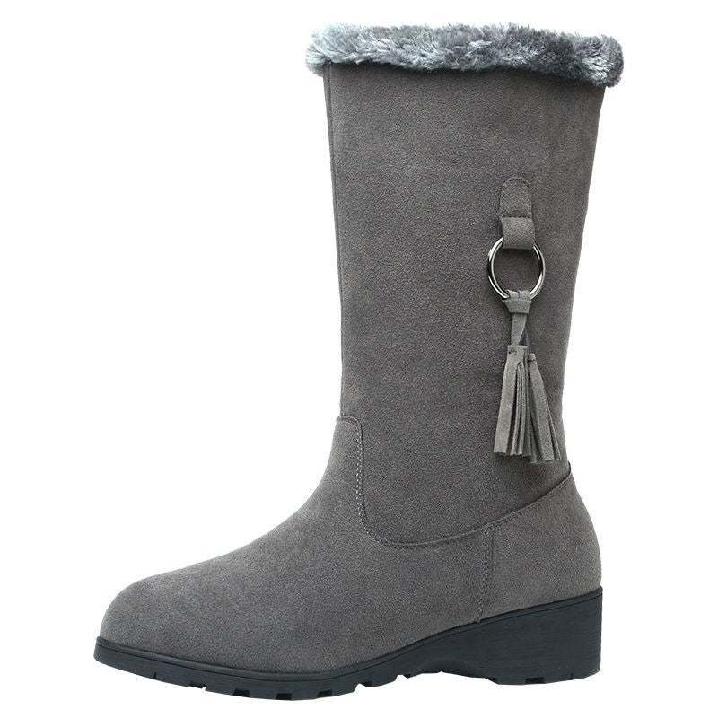 Bottes martin fourrées pour femmes