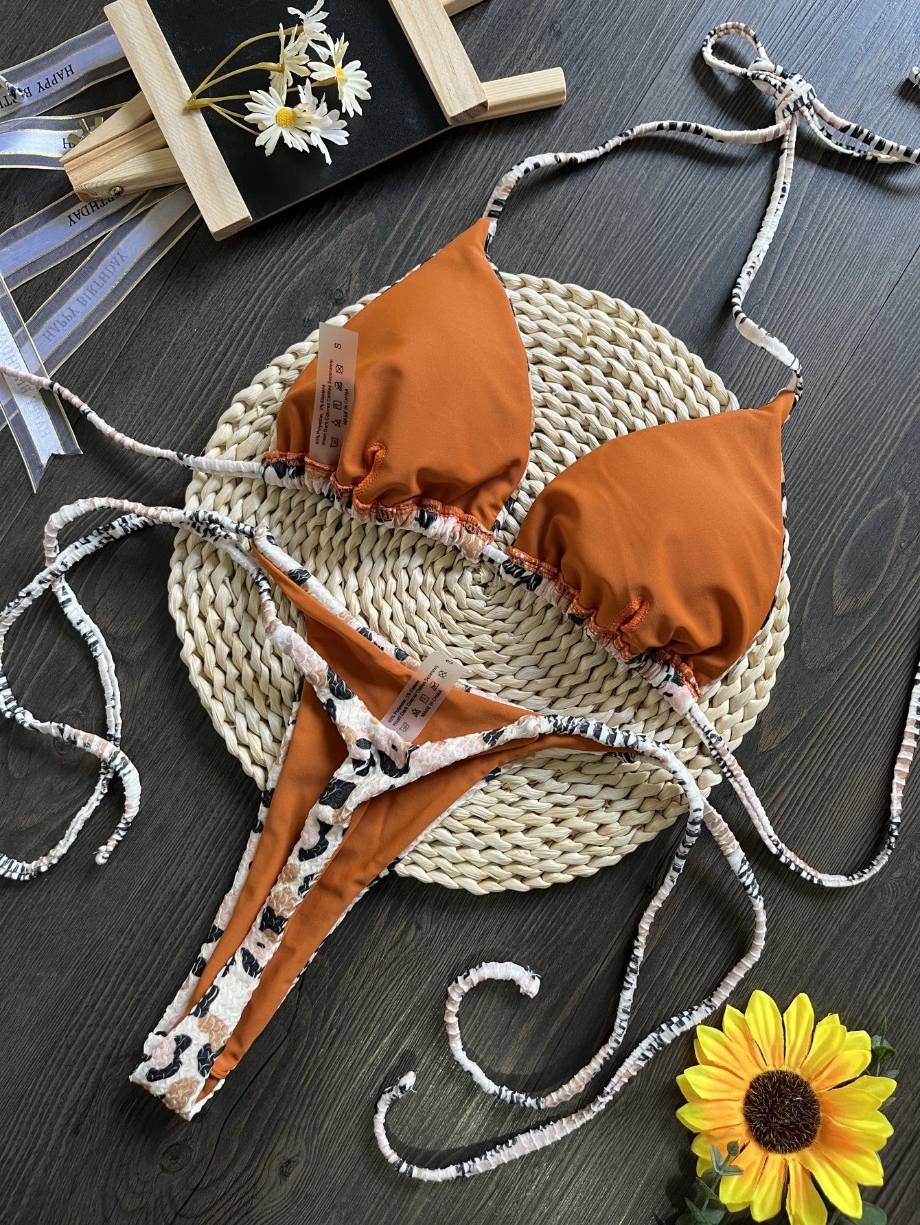 Maillot de bain imprimé est sexy pour femmes