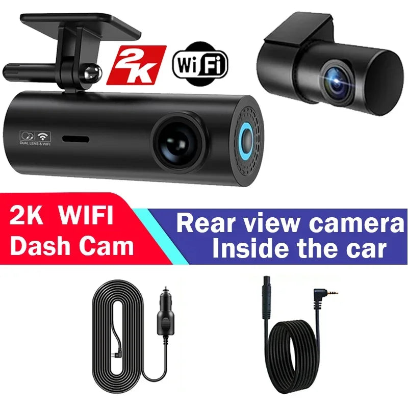 Dash Cam DVR APP Control Black  WIFI