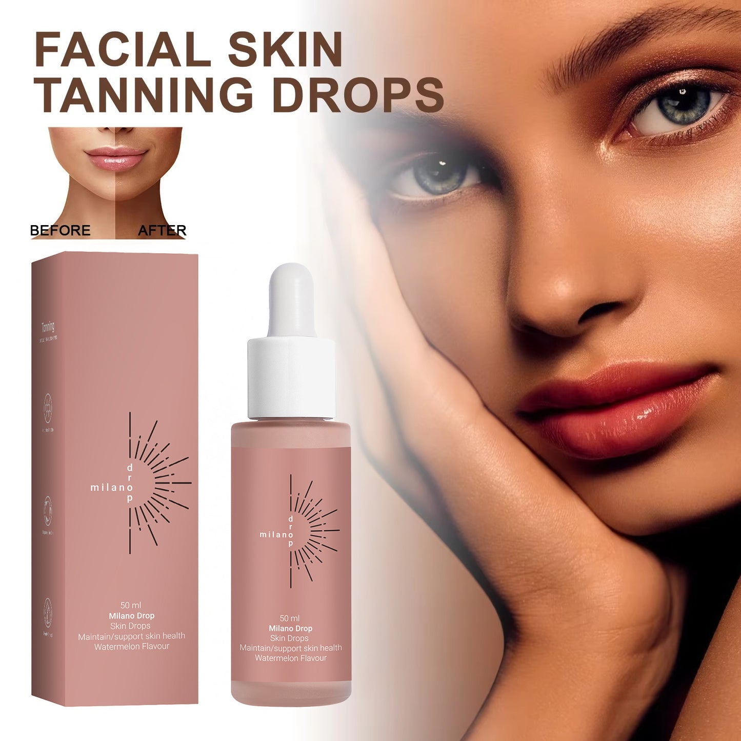 Sérum de bronzage pour le visage