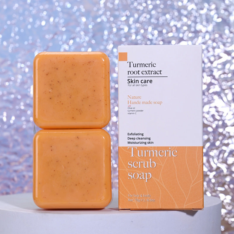 Savon artisanal au curcuma