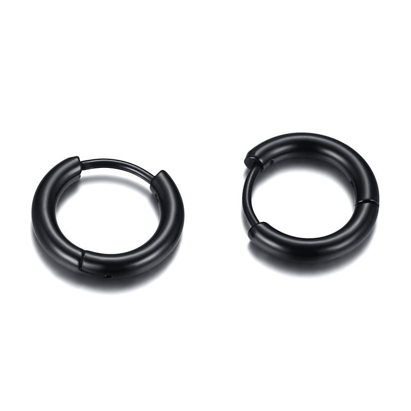 Boucles d'oreilles en acier inoxydable