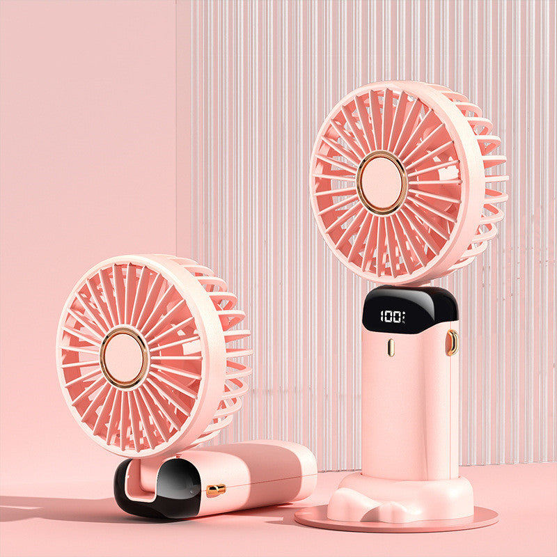 Ventilateur portatif Mini  Affichage Numérique chargeur usb