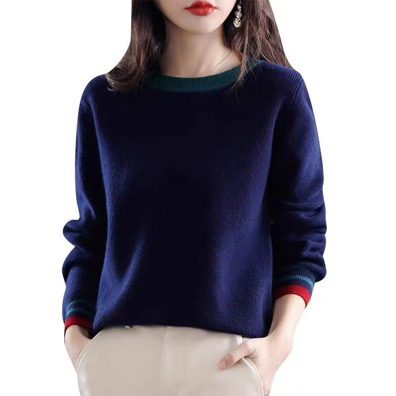 Pulls à col rond pour femmes