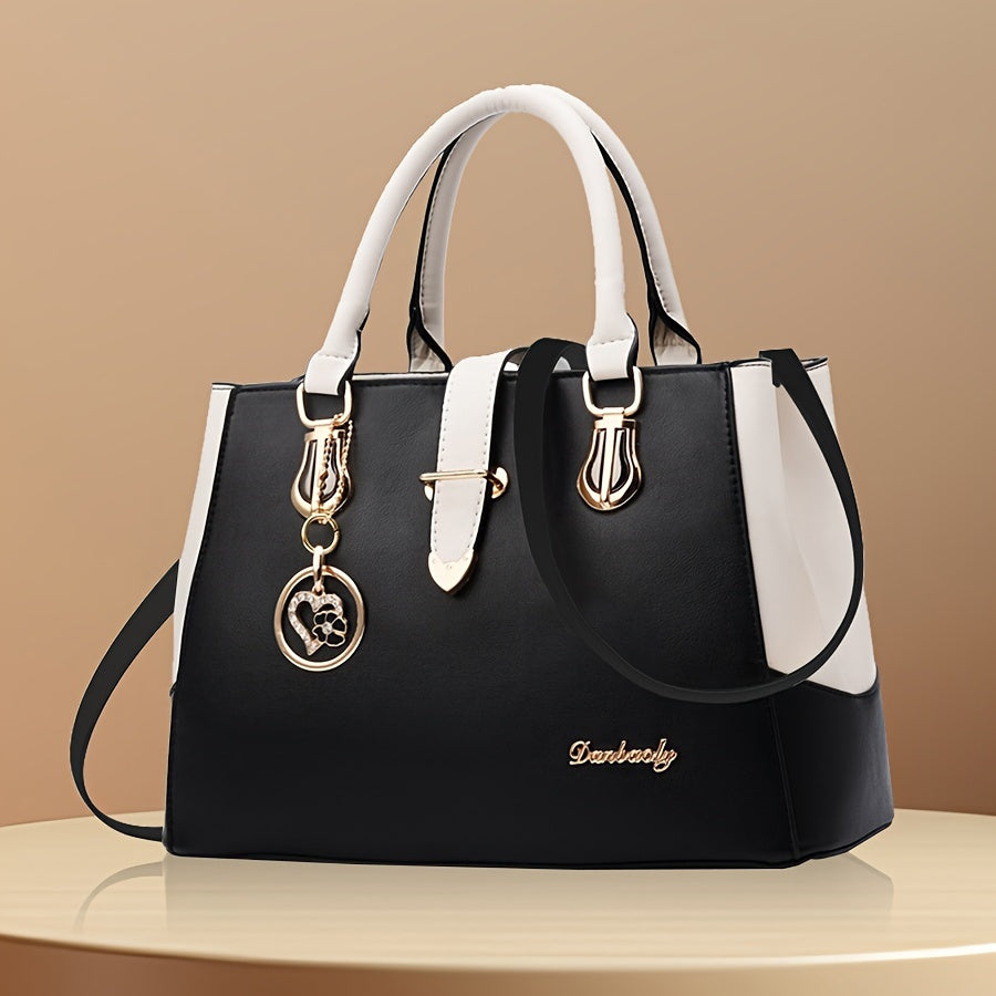 Sac pour femmes allie style et fonctionnalité avec ses doubles poignées et son design épuré.