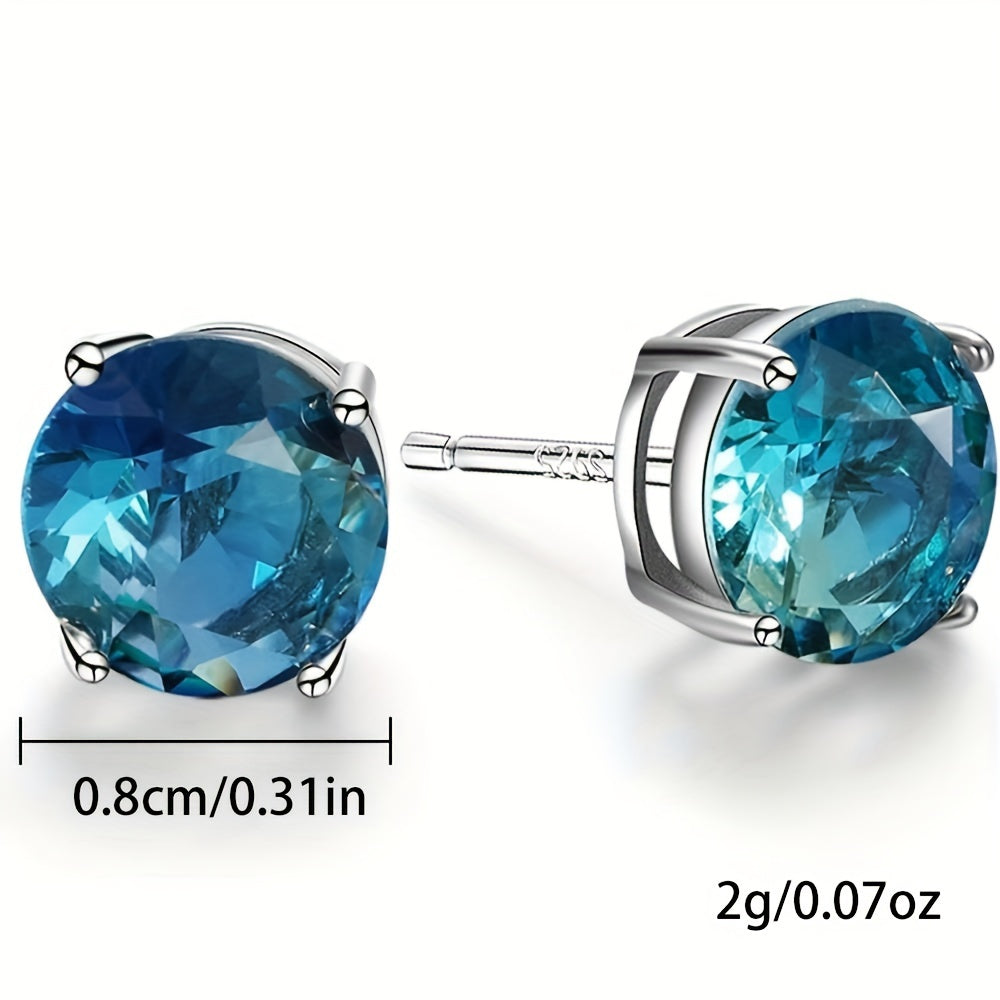 Boucles d'oreilles en argent sterling 925 au style bohème