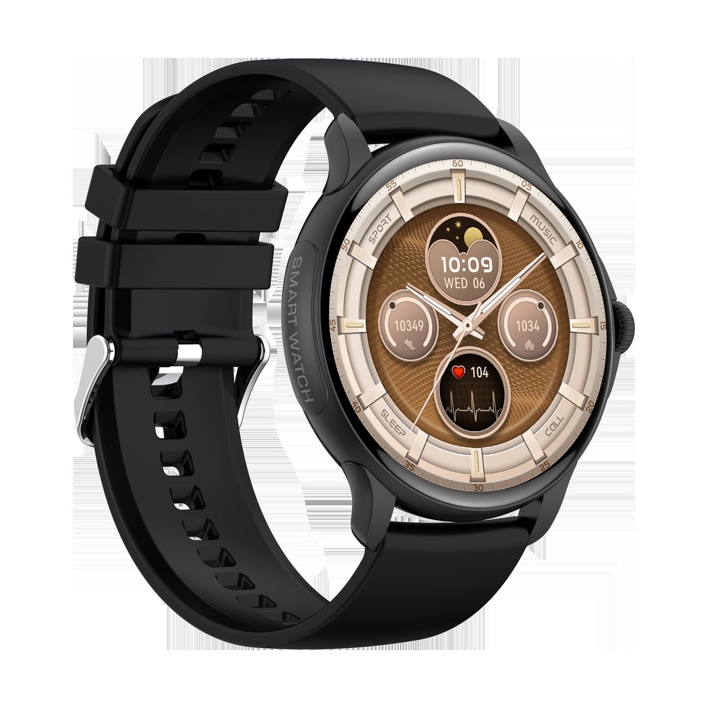 Montre de sport étanche pour surveillance de la glycémie Smart Call Bluetooth Hk49, fréquence cardiaque, surveillance de la glycémie