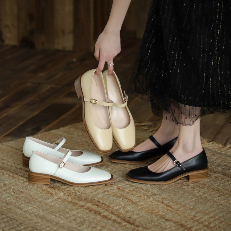 Chaussures pour femmes en cuir