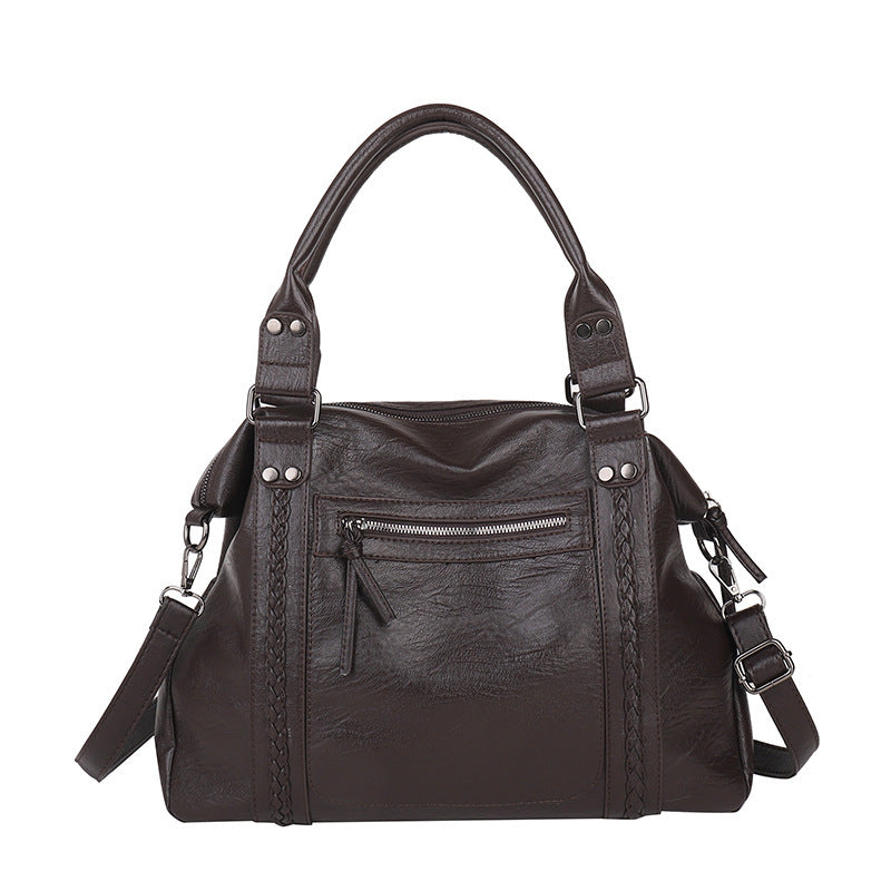 Sac à bandoulière rétro tendance pour femme