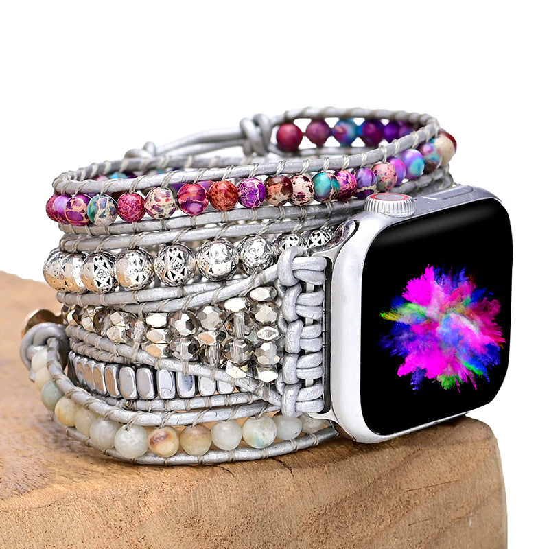Bracelet de montre en pierre naturelle