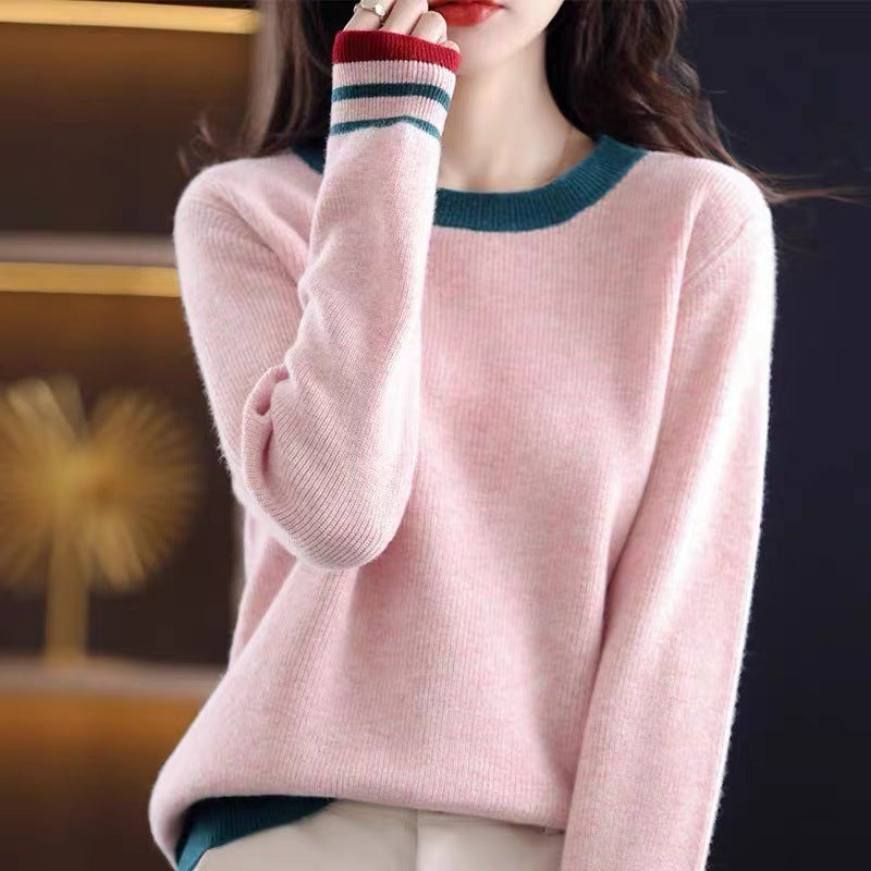 Pulls à col rond pour femmes