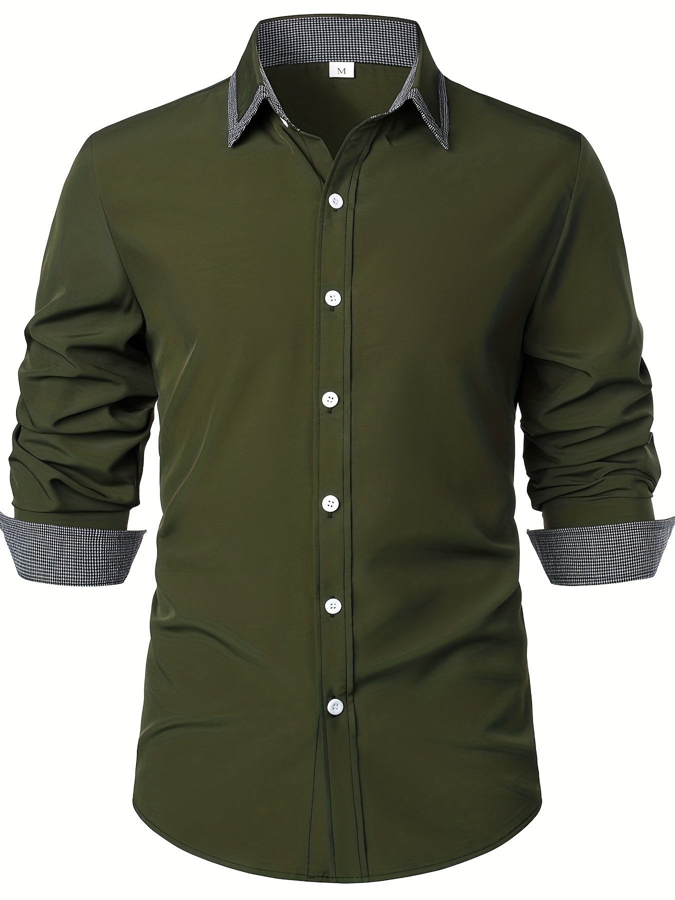 Chemise de couleurs contrastants pour un style décontracté et moderne pour hommes