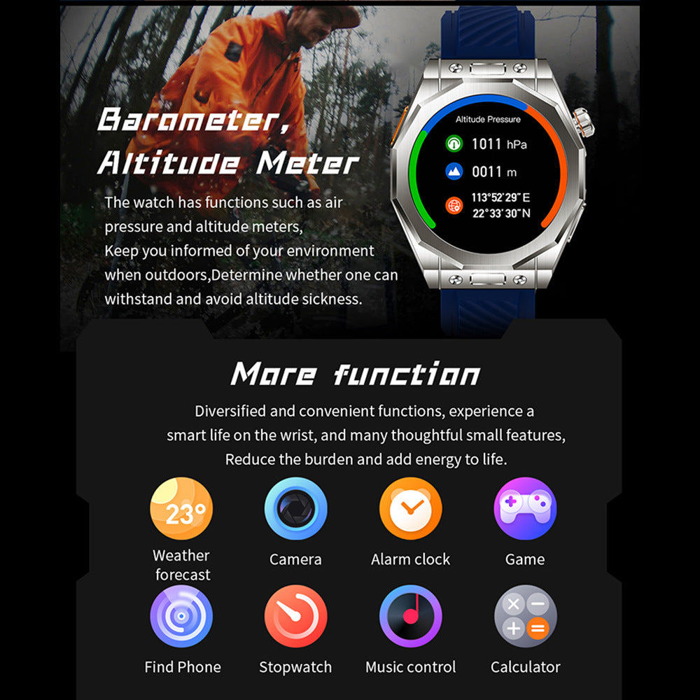 Montre intelligente pour hommes, GPS