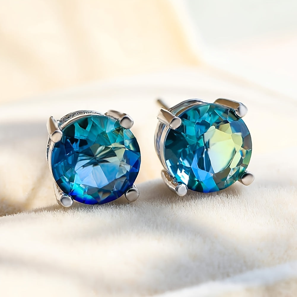 Boucles d'oreilles en argent sterling 925 au style bohème