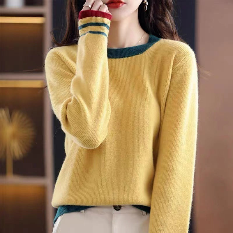 Pulls à col rond pour femmes