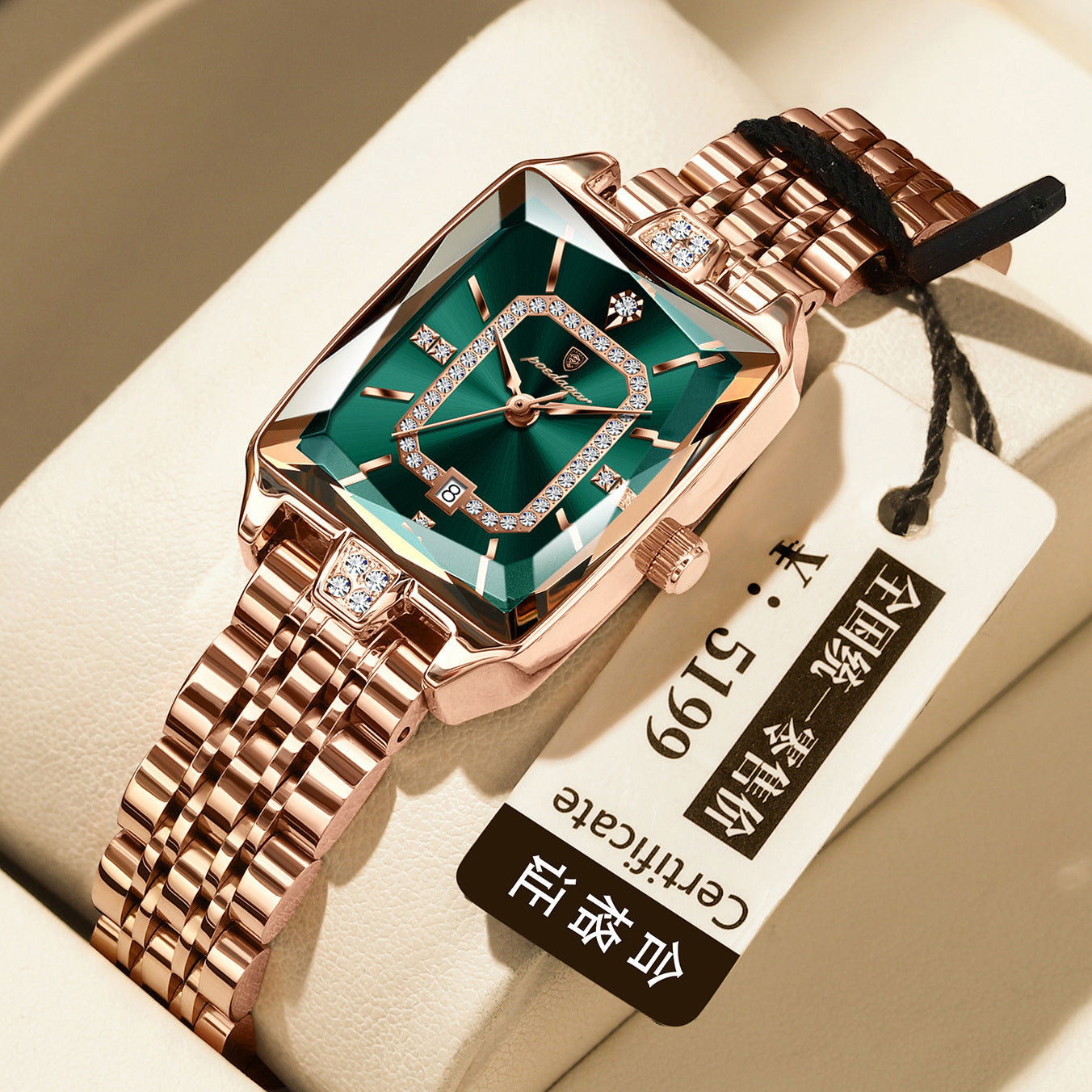Montre à quartz haut de gamme. Étanche et résistante pour femmes