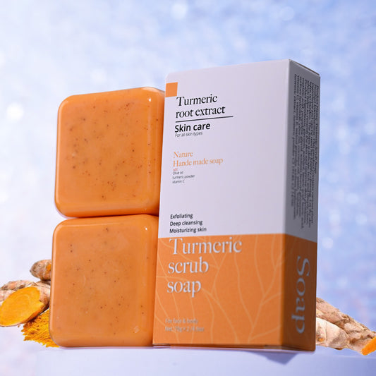 Savon artisanal au curcuma
