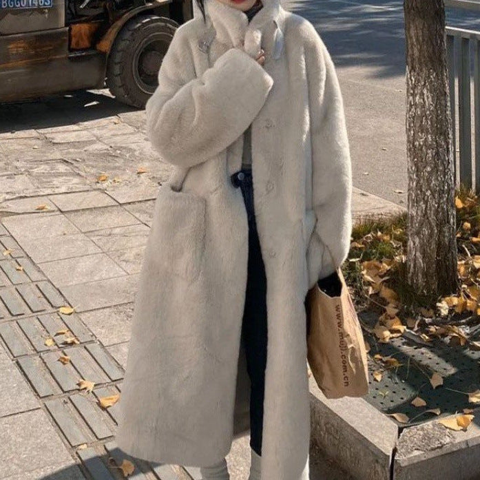 Manteau mi-long d'hiver pour femmes
