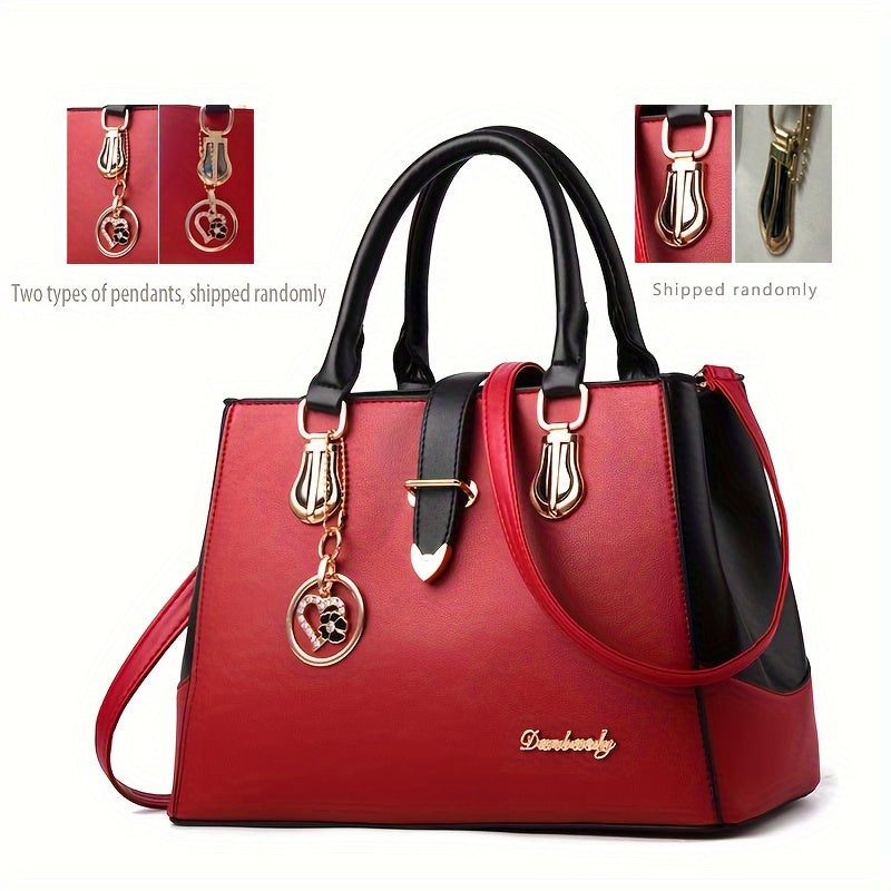 Sac pour femmes allie style et fonctionnalité avec ses doubles poignées et son design épuré.
