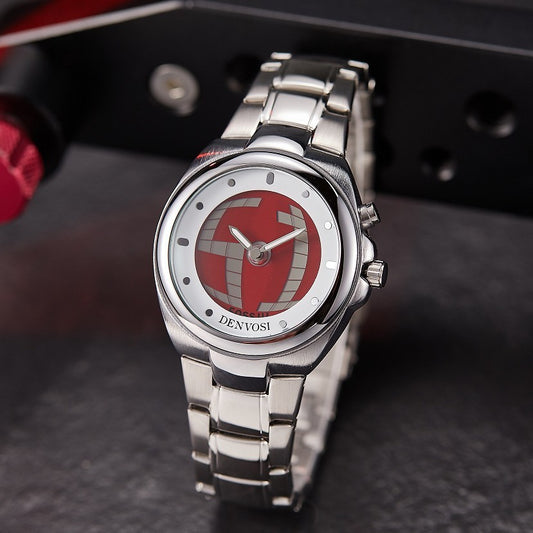 Montre numérique vintage au design rétro intemporel.